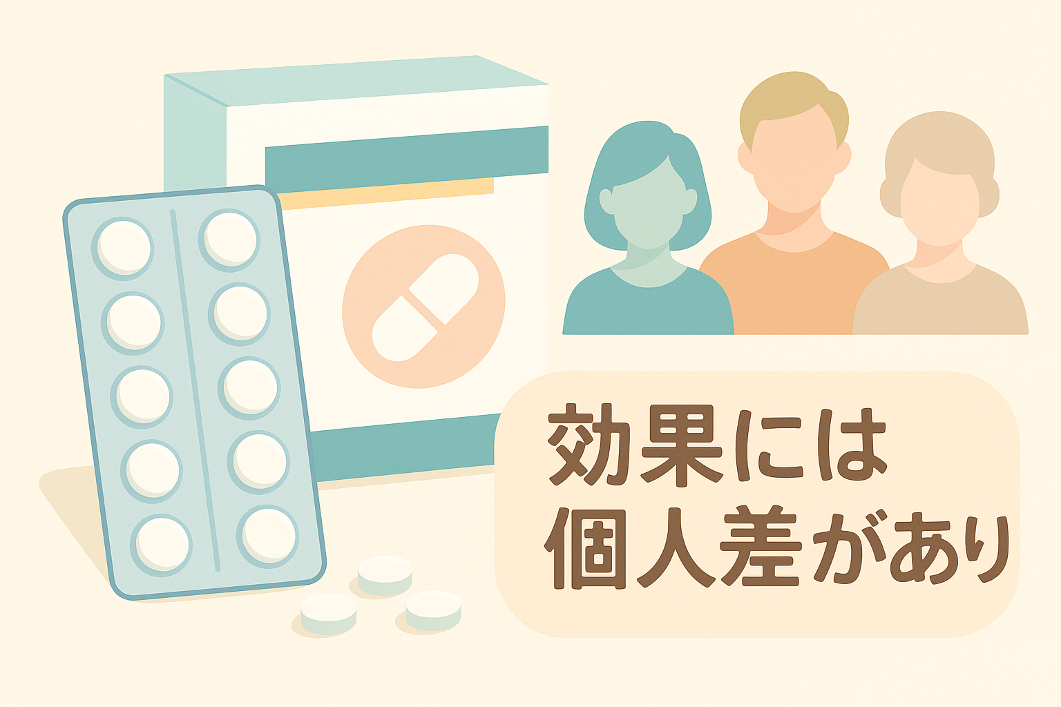 効果が個人差によるのバナー